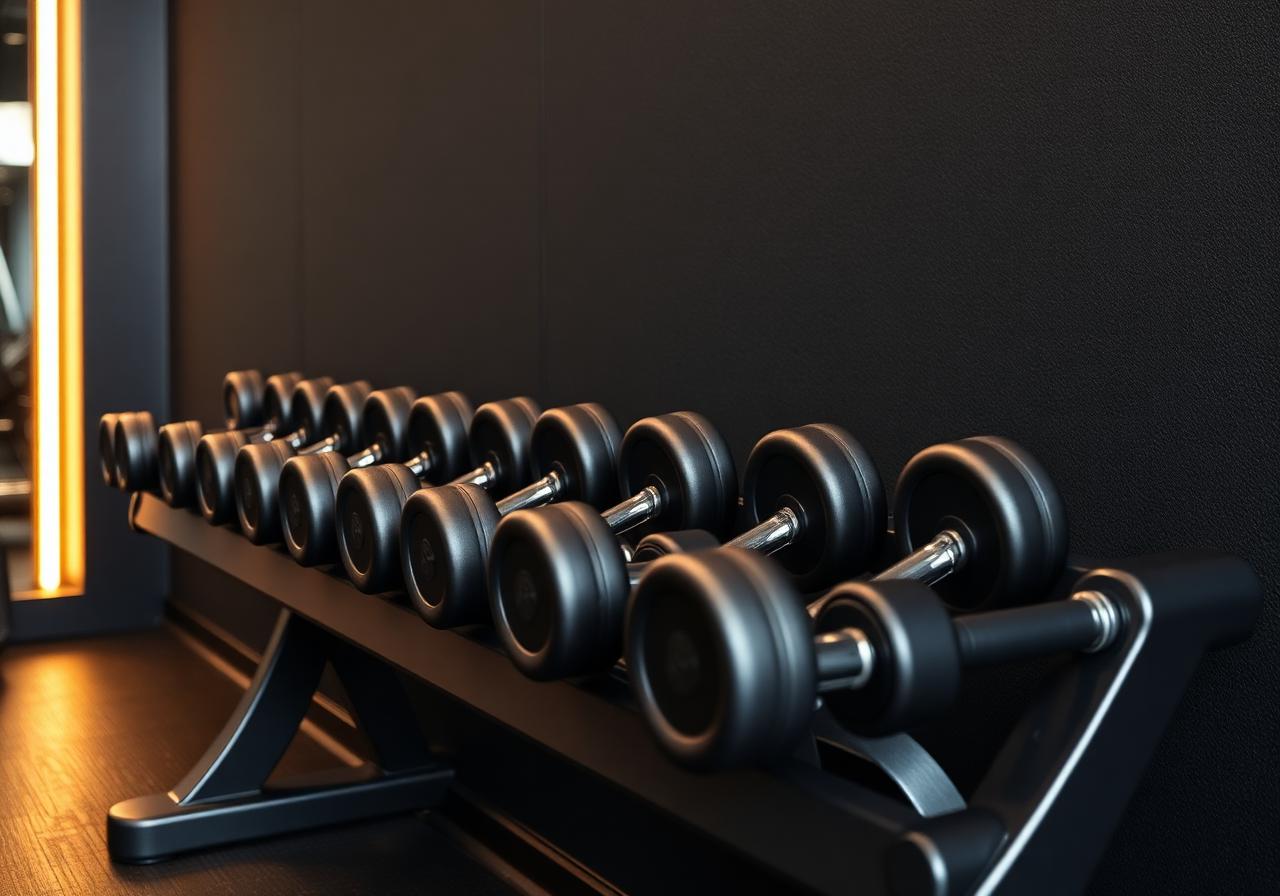 Equipamento de musculação premium